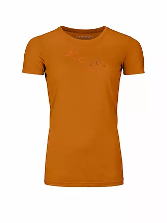 ORTOVOX | Maglietta funzionale da donna 185 Merino Tangram | orange